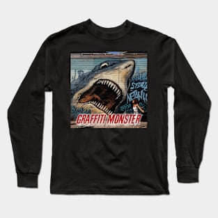 Graffiti Monster™ - Series #0 - New England Summer Sharks - 9 of 9 Long Sleeve T-Shirt